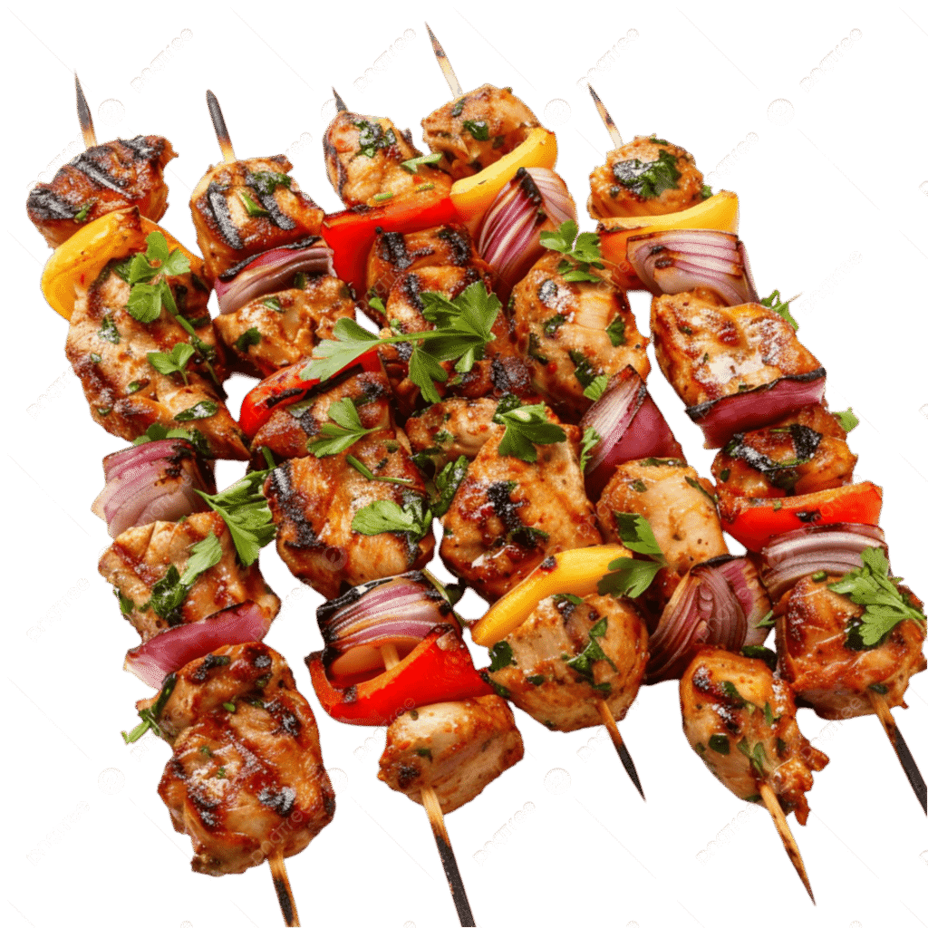 pngtree bbq chicken shish kebab png image 15800310